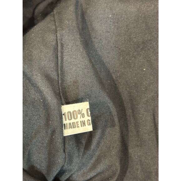 Vintage Guatemalan Embroidered Patchwork Shoulder Bag Tote Blue Boho - Picture 6 of 6